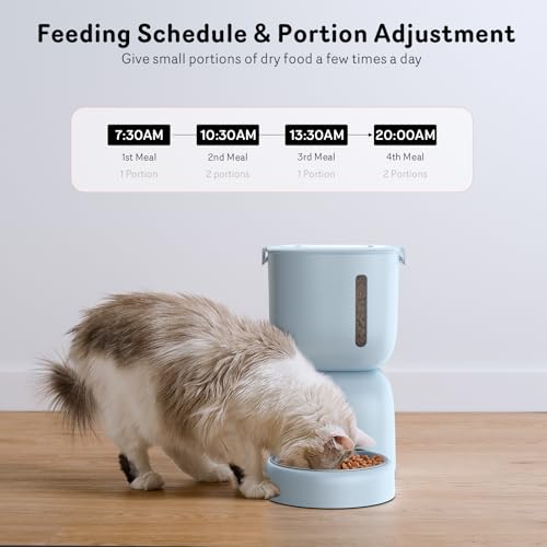 Automatic Cat Feeder and Water Dispenser FW1 (Blue)