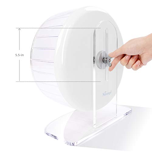 Super Silent Hamster Exercise Wheels (Large / White)