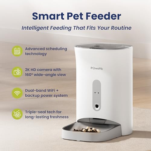 NutriWatch Automatic Smart Pet Feeder with 2K HD Camera