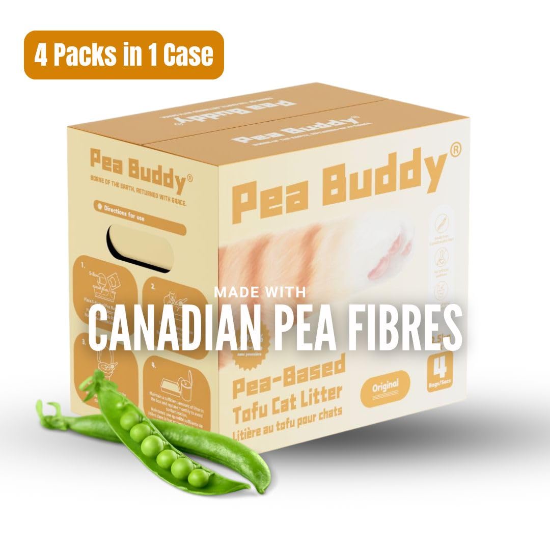 Pea Based Tofu Cat Litter (4 Bags)