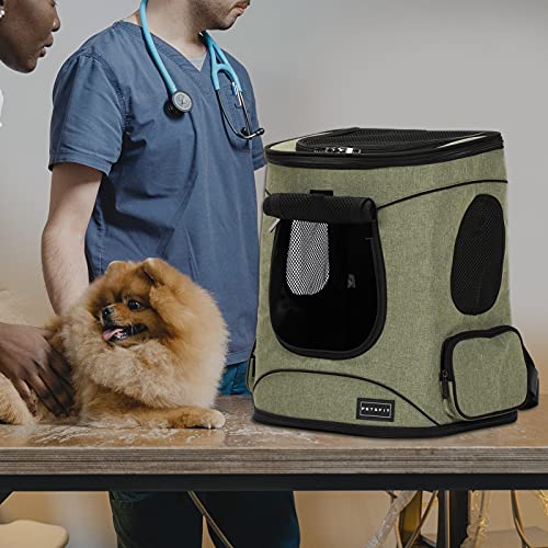 Dog and Cat Backpack Carrier (AGreen)