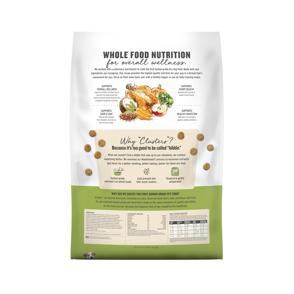 Grain Free Chicken & Superfoods Whole Food Clusters (20 Pound (Pack of 1))