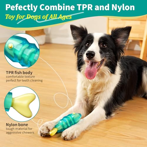 Dog Chew Toys for Aggressive Chewers (jelly fish)