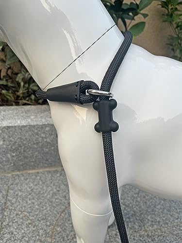 Slip Lead Dog Leash (1/2"×4ft / Black)
