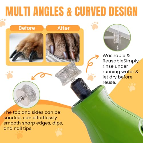 Diamond Dog Nail Grinder Bit (1pcs-80Grit)