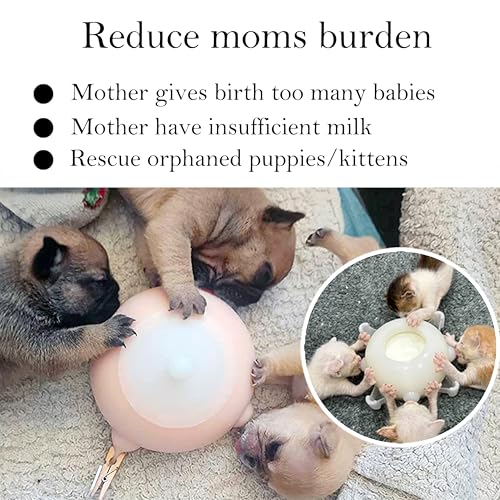 Puppy Milk Feeder Nursing Station feeders for Multiple Puppies (S Size(Kitten/Mini Puppy))