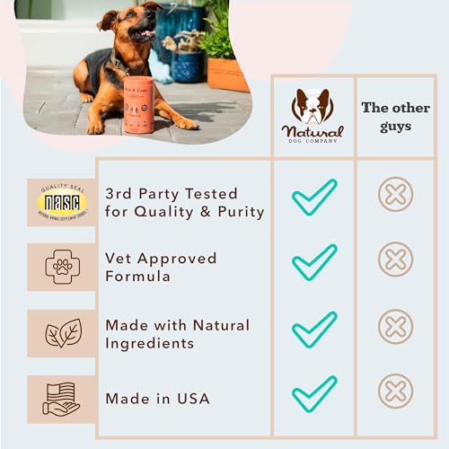 Skin & Coat Supplement for Dogs (180 Count)
