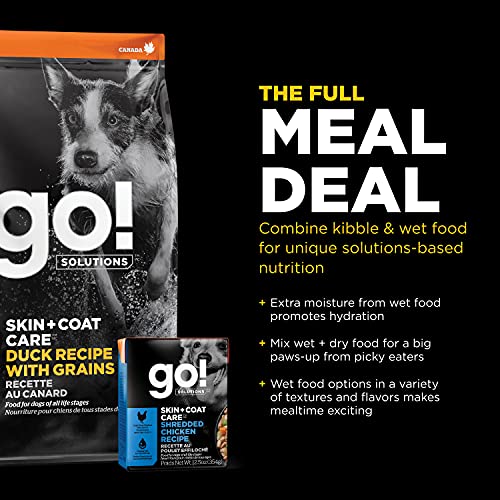 Skin + Coat Care Duck Dry Dog Food with Grains (3.5 Pound (Pack of 1))