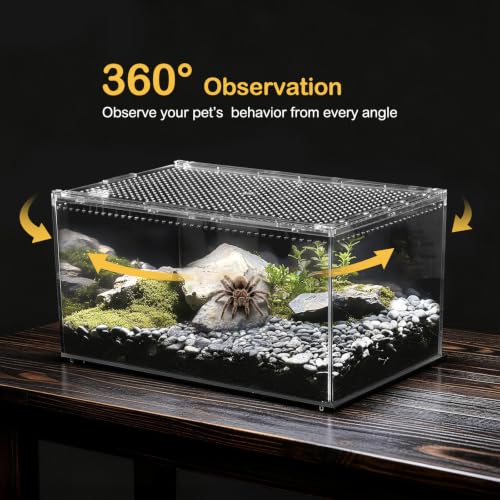 Reptile PC Tank (Slide Lid Tank / S(7.8x5.9x3.9 IN))