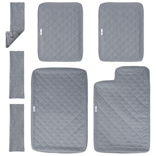 Fitted Fleece Liner Set for Critter Nation 2 (Gray / Double Unit Combo)
