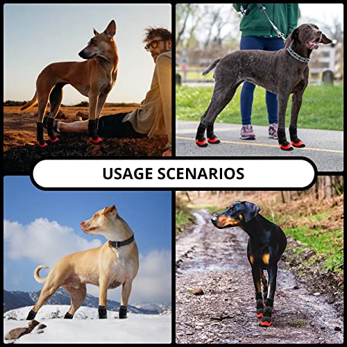 Dog Shoes for Hot Pavement Anti (Size 6: 2.55''x2.36''(L*W))