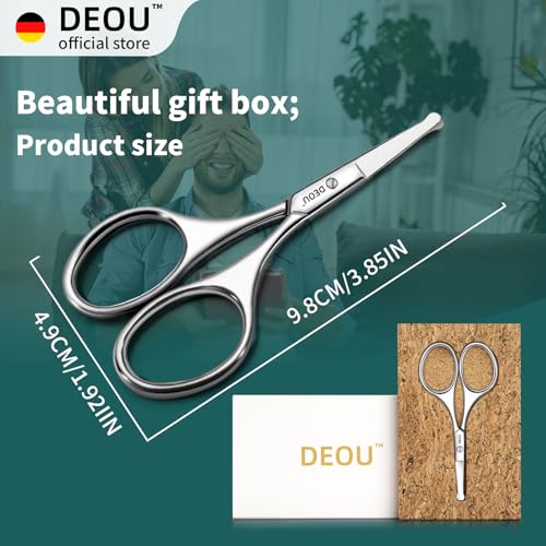 Silver Stainless Steel Round Nose Safety Scissors