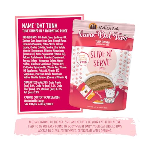 Wet Cat Food Name Dat Tuna with Tuna Pate (2.8 Ounce (Pack of 12))