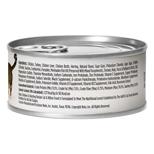 Chicken & Herring Recipe Pate Wet Canned Cat Food (5.5 Ounce (Pack of 24))