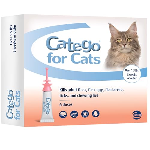 Flea and Tick Prevention for Cats (6-Month Supply)