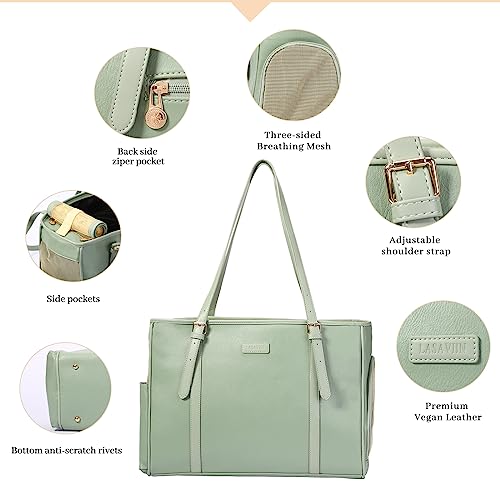 Fashion Dog Purse Pet Carrier Leather Bag for Small Dogs Cats Puppy (Green)