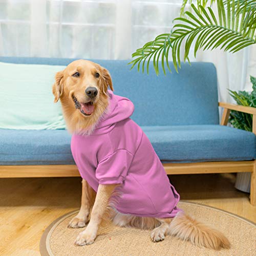 Basic Dog Hoodie (Pink / XX-Large)