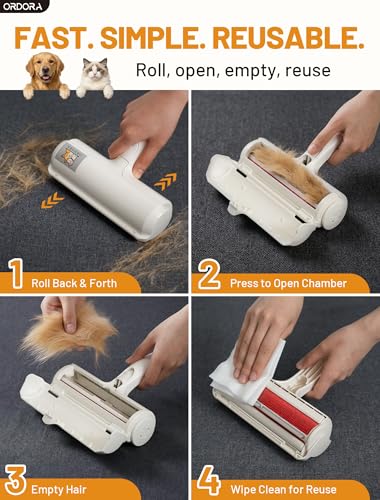 Pet Hair Remover Roller (A:white)