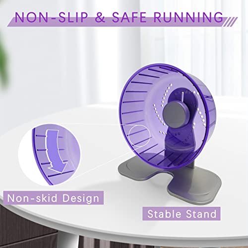 Hamster Exercise Wheel (8.3 Inch / Purple)