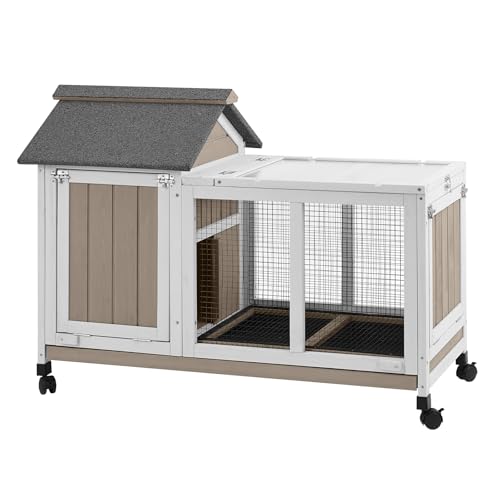 38" L Expandable Rabbit Hutch with Run (38.0"L x 17.0"W x 29.0"H)