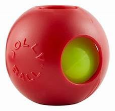 Teaser Ball Interactive Dog Toy (Red / Small (4.5 in))