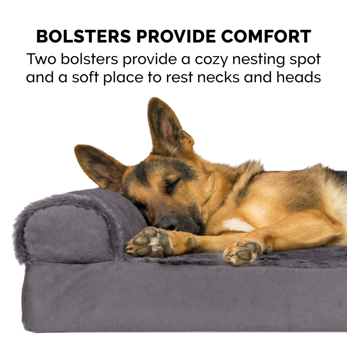 Cooling Gel Dog Bed for Medium (Medium / (Plush & Velvet) Platinum Gray)