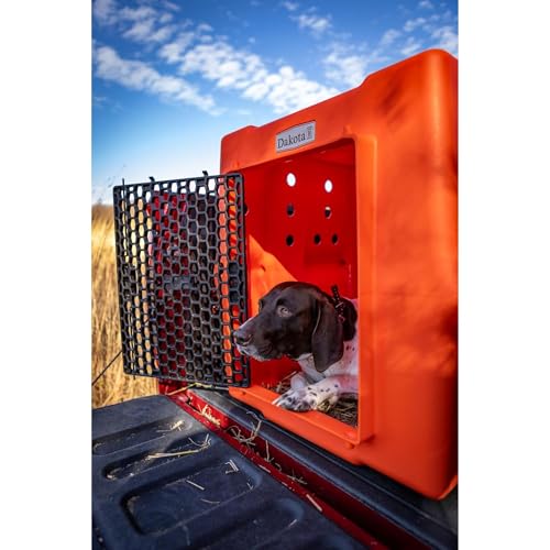 Dakota 283 Canine Rough and Tough Economy Dog Crate (Large / Orange)