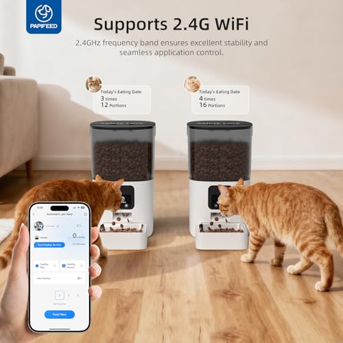 Automatic Cat Feeder with App (White)
