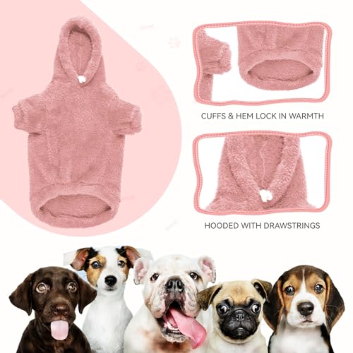 Fuzzy Dog Hoodie (XX-Large / Pink)