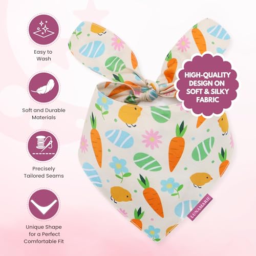 Luxury Pet Birthday Bandanas (Easter Garden / X-Small)
