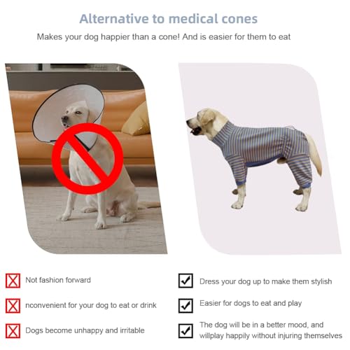 Dog Pyjamas PJS Sweater Clothes and Home Clothing Suitable for Large to Giant Breeds of Dogs