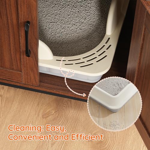 Litter Box Enclosure (Walnut)