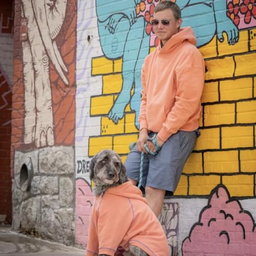 Essentials Dog Hoodie (22 inch (Pack of 1) / Dog Hoodie - Coral)