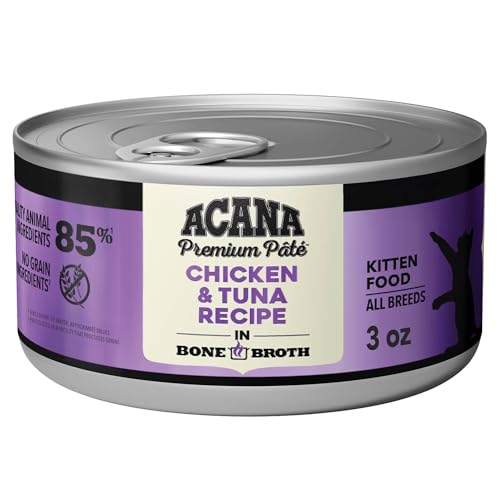 Pate Kitten Wet Cat Food Chicken Tuna Recipe 3oz Cans (3 Ounce (Pack of 24))