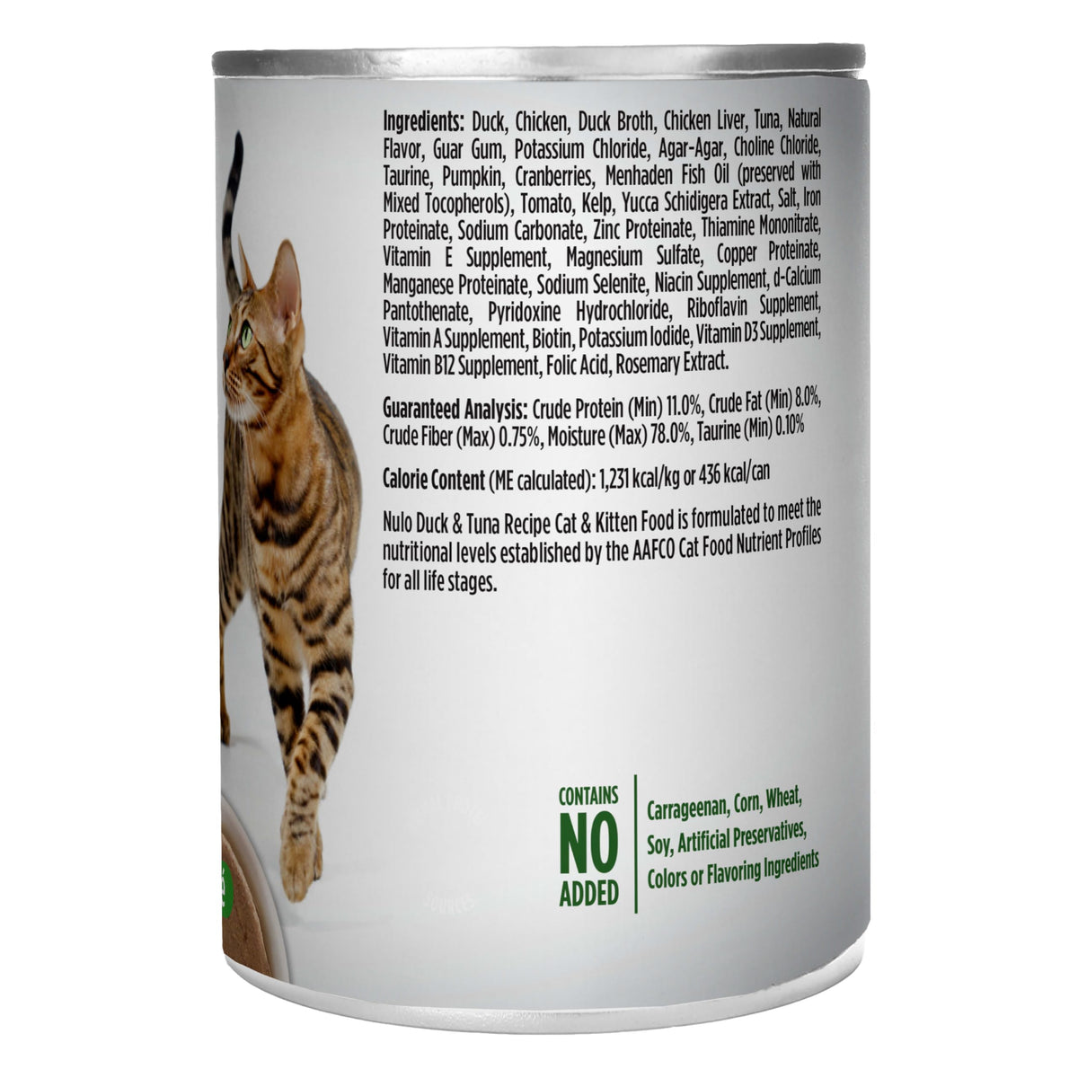 Duck & Tuna Recipe Pate Wet Canned Cat Food (12.5 Ounce (Pack of 12))