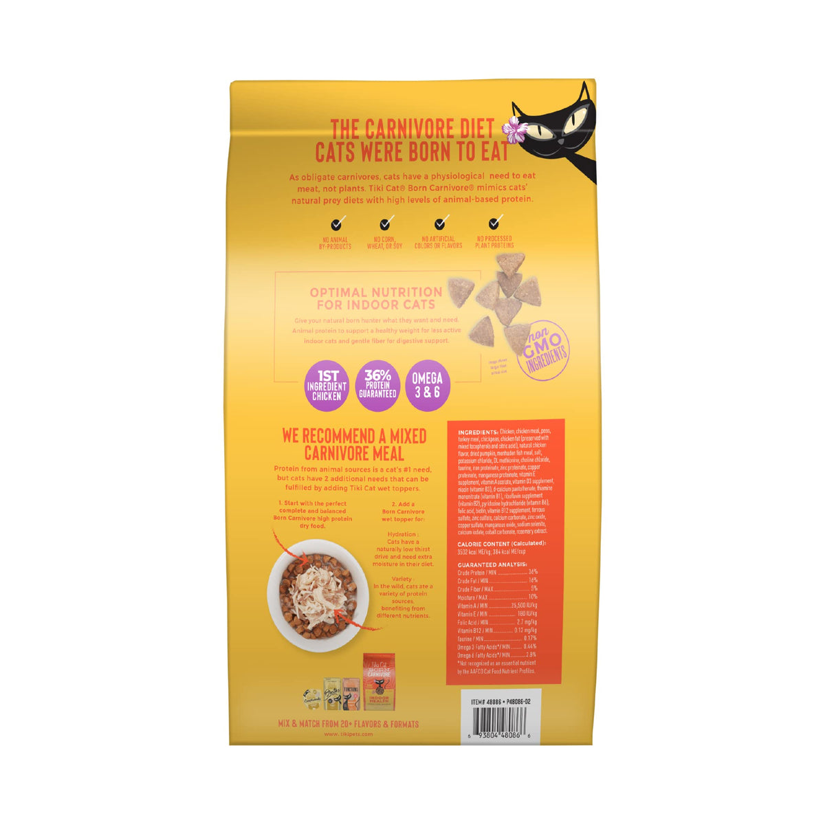 Tiki Cat Born Carnivore Indoor Health (12 Pound (Pack of 1))