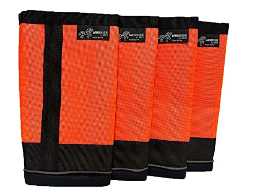 Warrior Fly Boots for Horses (Knight Warrior / Neon Orange)