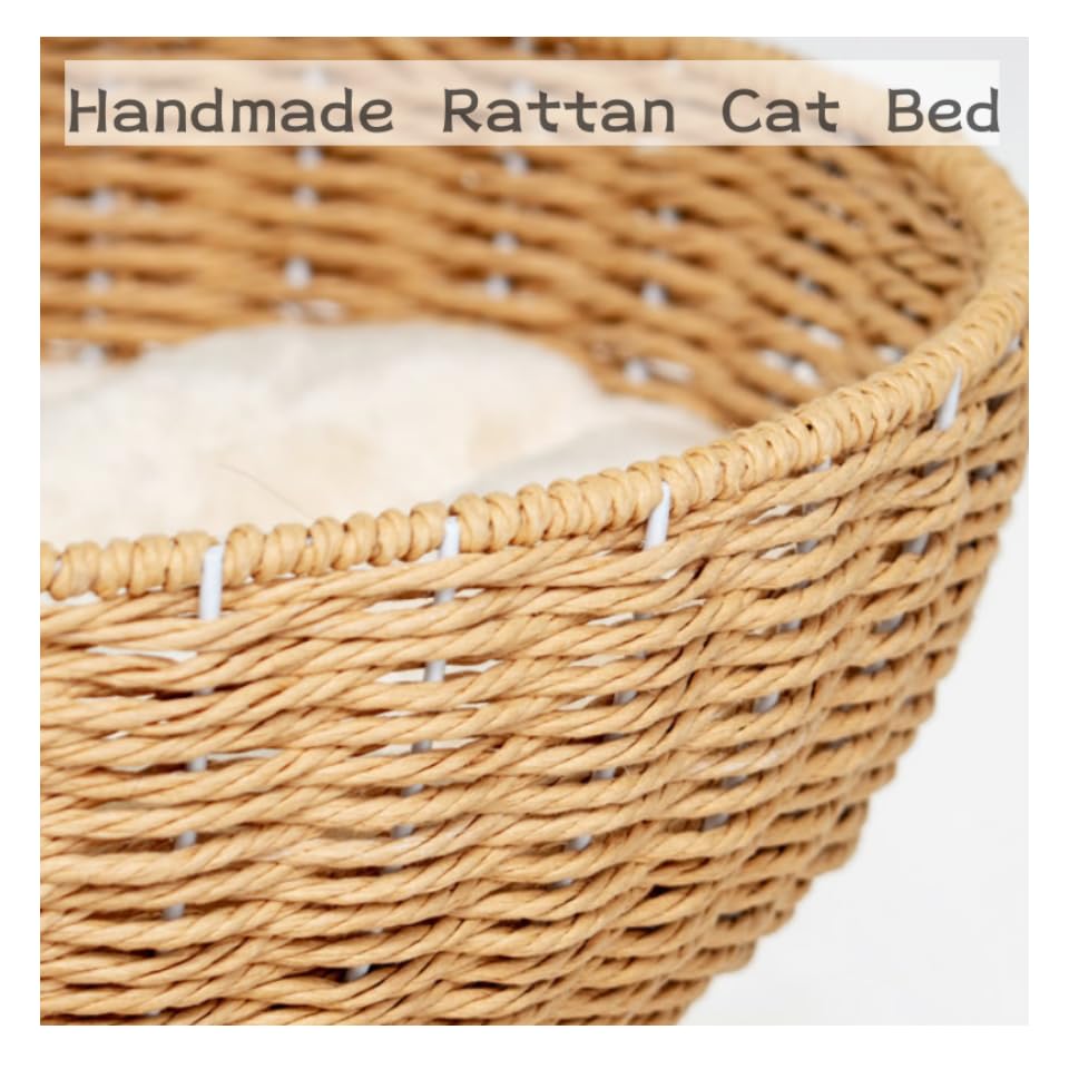 54" Modern Cat Tree for Large Cats (Large-Oiled1)
