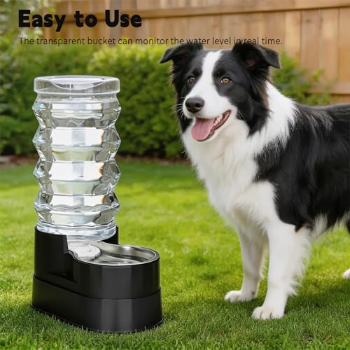 9L Elevated Dog Water Dispenser (9L / Premium Black)