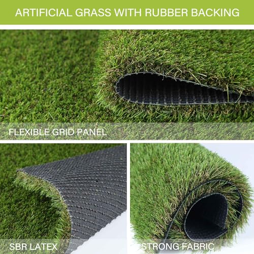Dog Grass Pads 3 x 5 FT Artificial Grass Pee Pads for Dogs Potty Fake Grass Rug Turf Mat for Dogs Training Indoor Outdoor Garden Lawn Artificial Grass Rug (3x5 FT)