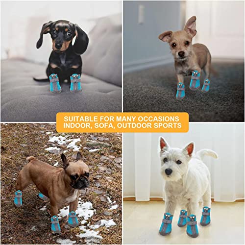 Dog Shoes for Small Dogs (#1 (width 1.1 inch) for 2.1-6.5 lbs)
