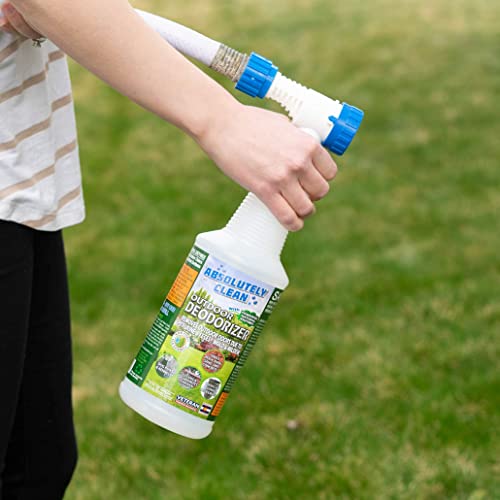 Amazing Outdoor Deodorizer odor eliminator Natural Enzyme Just Spray & Walk Away Grass (32oz 2pack Garden Sprayer)