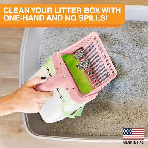 Neater Scooper Standard Cat Litter Scoop (Pink / Standard - 60 Bags)