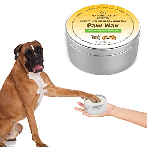 Organic Paw Wax for Dogs and Cats (8 OZ)