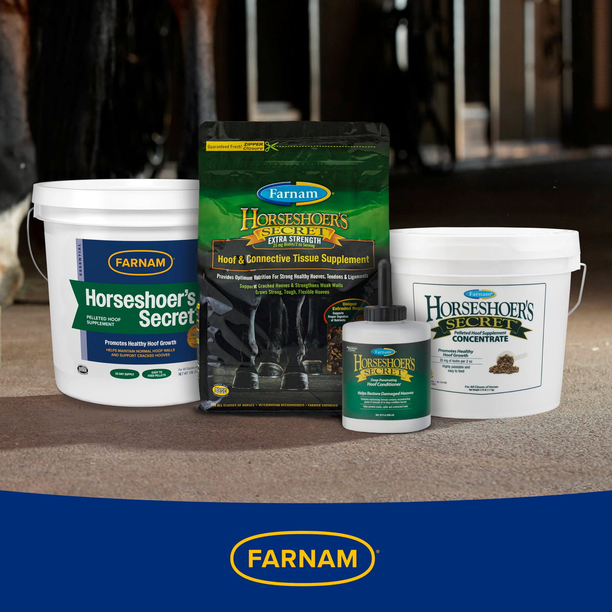 Horseshoer's Secret Pelleted Hoof & Biotin Supplements (Original formula / 22 pounds)