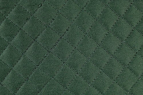 Adjustable Shock Absorbing Memory Foam Half Saddle Pad (Hunter Green)