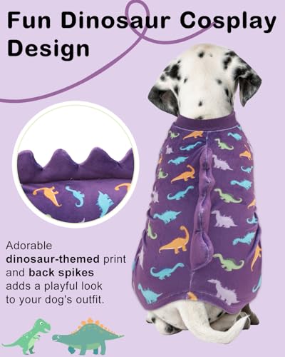 Dinosaur Costume Dog Pajamas (X-Large / Dinos#4)