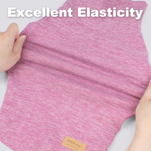 2Pack Dog Sweater for Small Dogs Soft Pet Coats Fleece Sweatshirt (Small (4-7lbs) / 8# Pink+Pink Stripe)