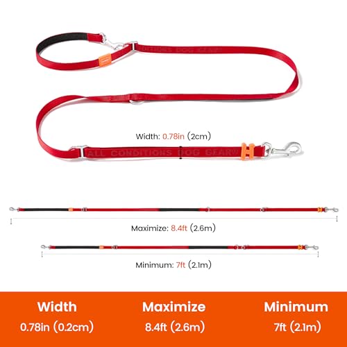 Multifunctional Adjustable Hands Free Leash (MintGreen / UltraLight)