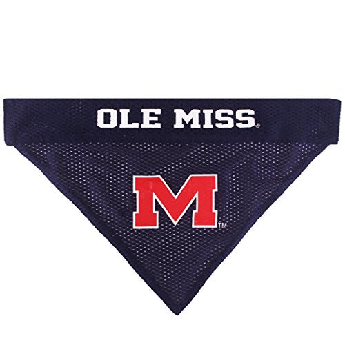 Collegiate Pet Accessories (Small/Medium / Mississippi Ole Miss Rebels)